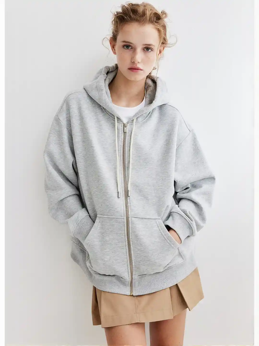 Buy H&M Women Oversized Zip-Through Hoodie Sweatshirts for Women