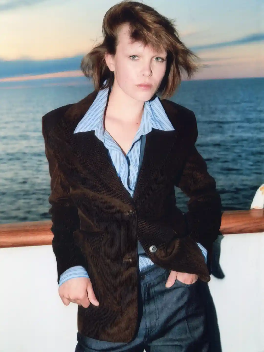 Myntra Jean Jacket With Shoulder Pads Buy H&M Pure Cotton Corduroy