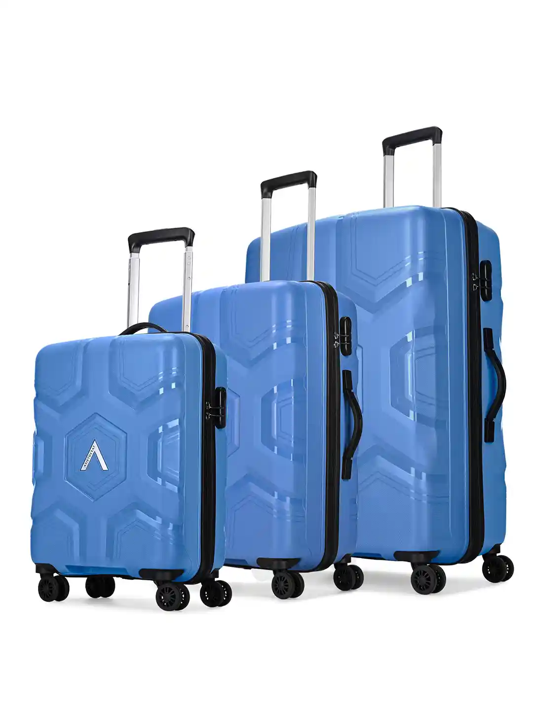 Buy Aristocrat Rock Unisex Set of Hard Shell Trolley Suitcases