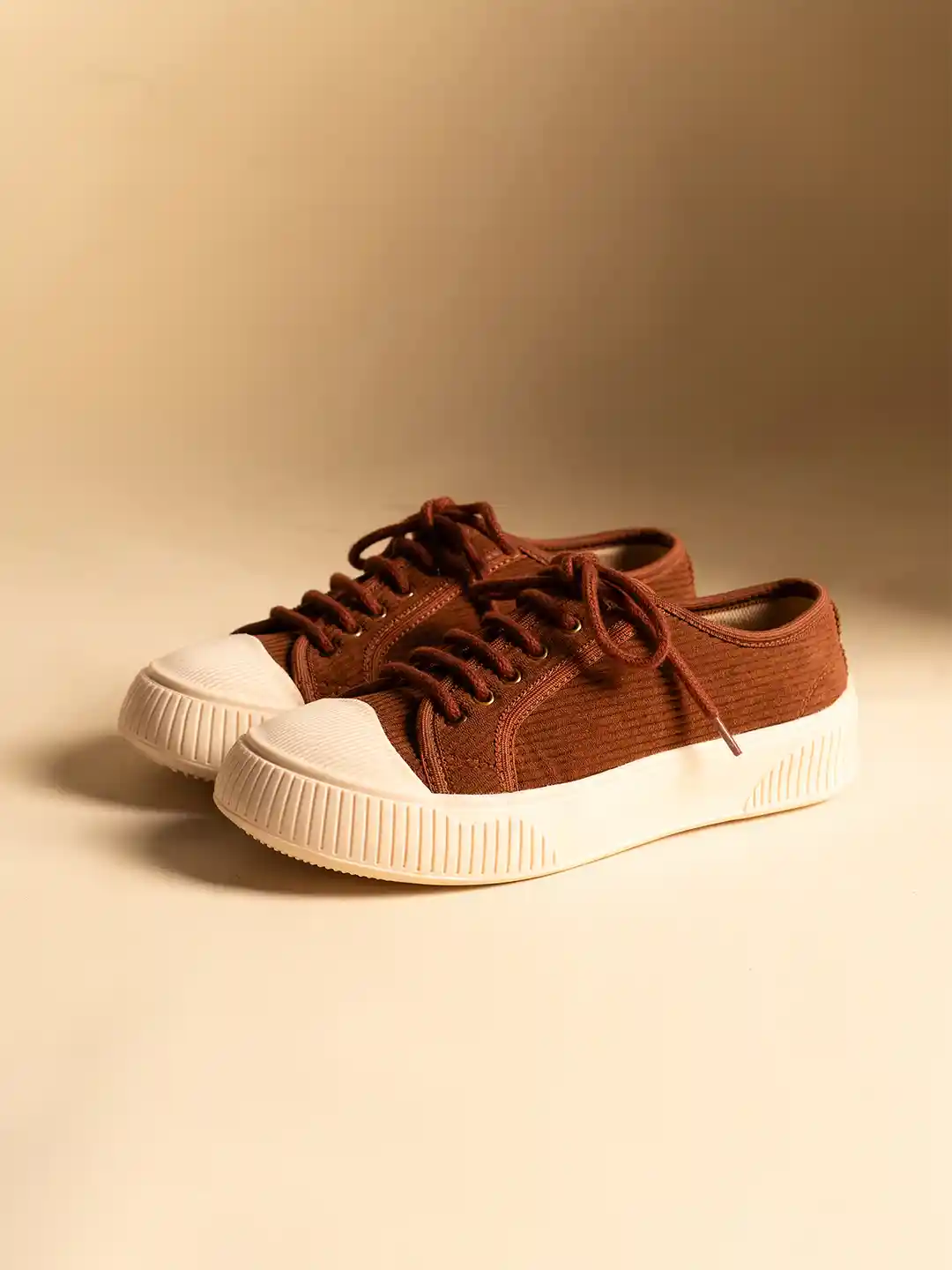 Buy Theater Women Canvas Lace-Ups Round Toe Sneakers Casual