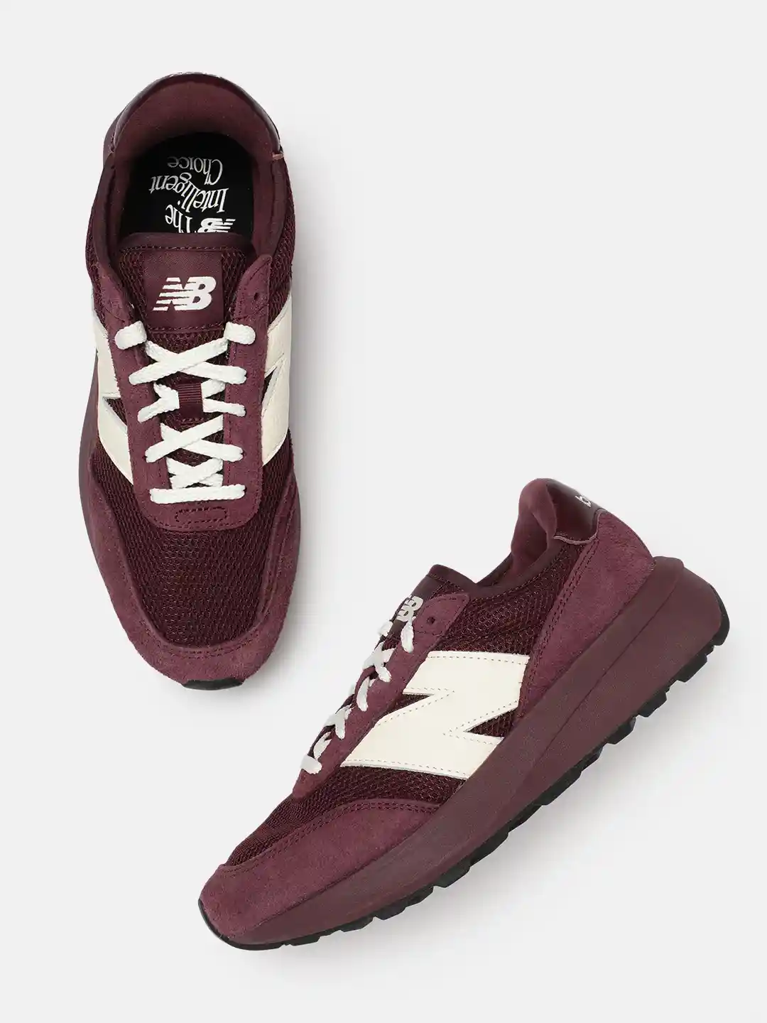New Balance Unisex 370 Suede Sneakers
