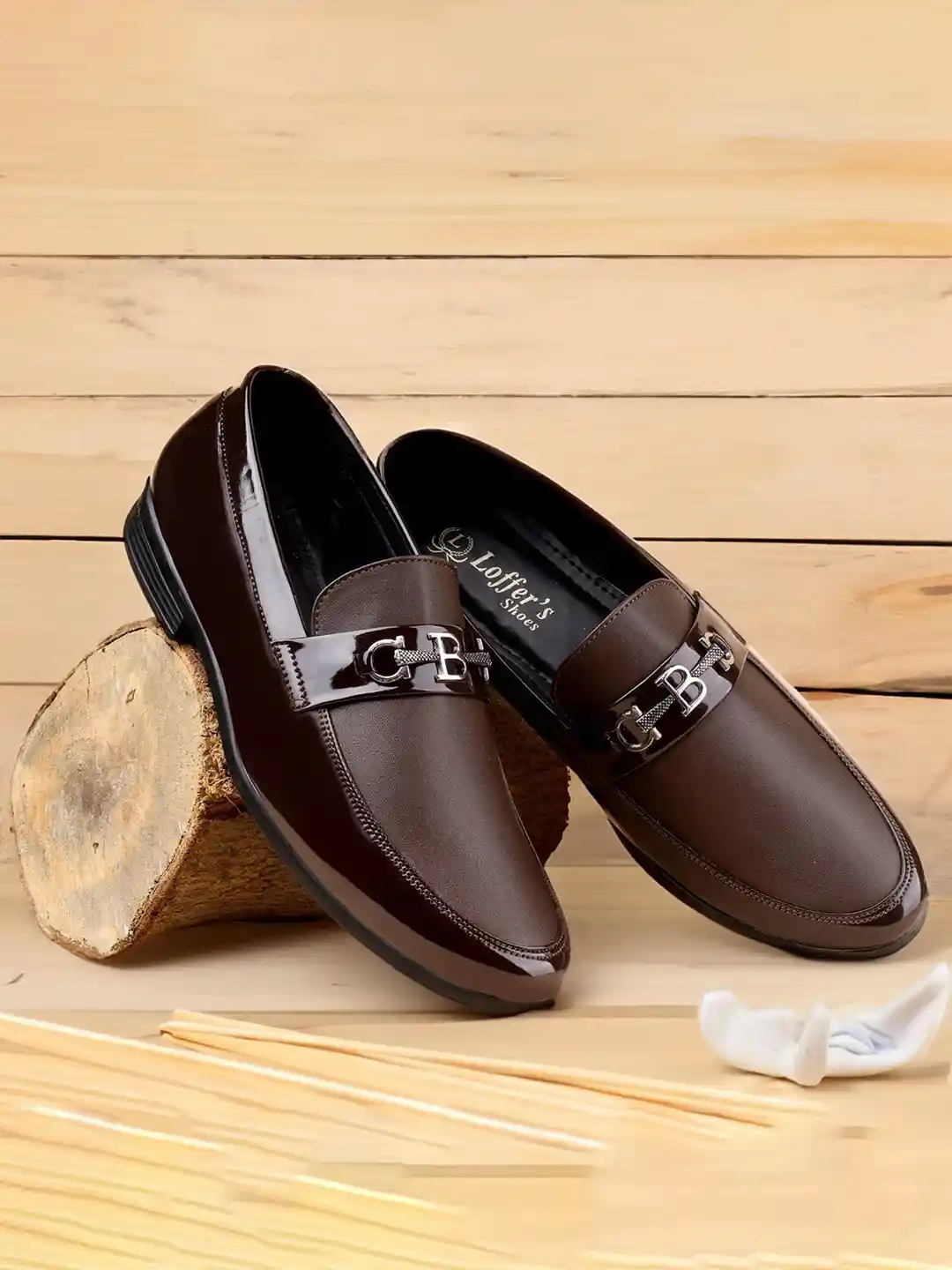 Buy TROTUS Men Textured Lightweight Slip-On Loafers Casual Shoes