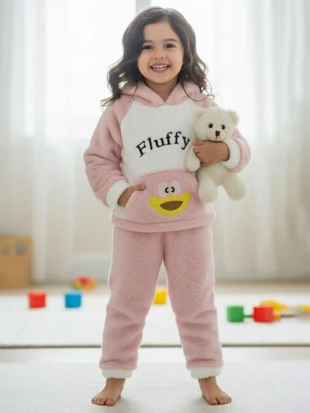 Buy Chawla Uttam Kids Animal Printed Hooded Hoodie With Pyjamas