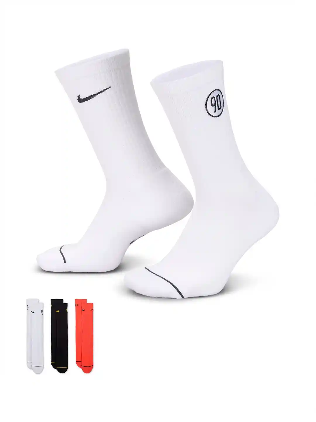 Buy Nike Total90 Everyday Cushioned Crew Socks (3 Pairs) Socks