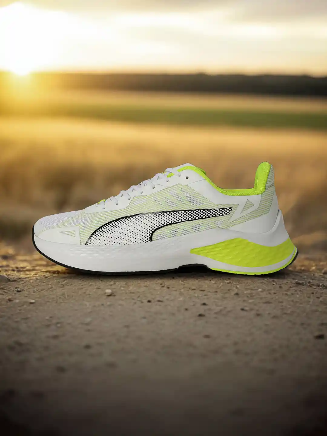 Athletic Shoe Puma Sport Lifestyle Women Yellow Puma Womens FAST-R