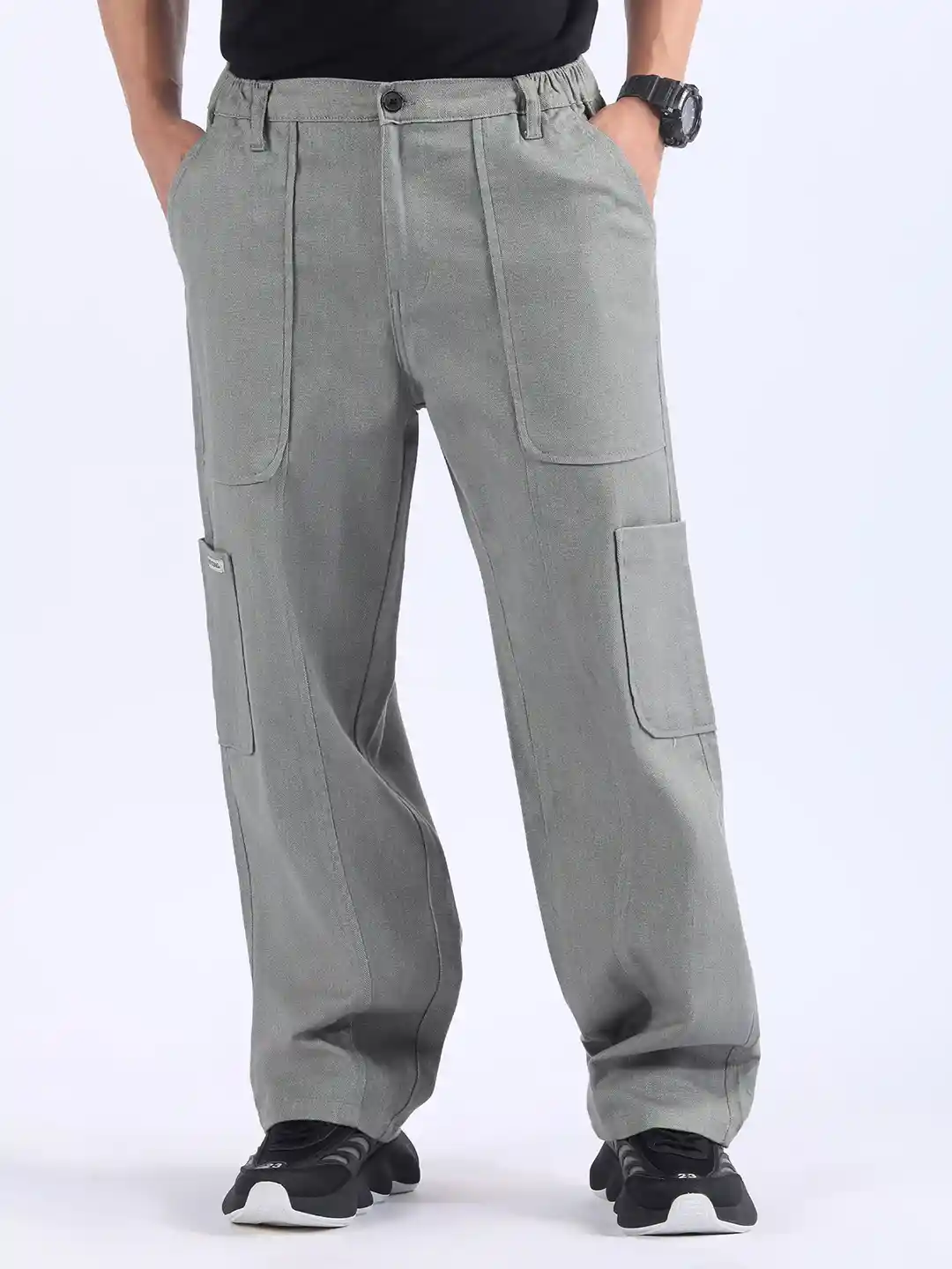 lig. wide cargo pants ワイドカーゴパンツグレー lig. リグドット wide cargo pants / gray wide cargo pants | Lig.