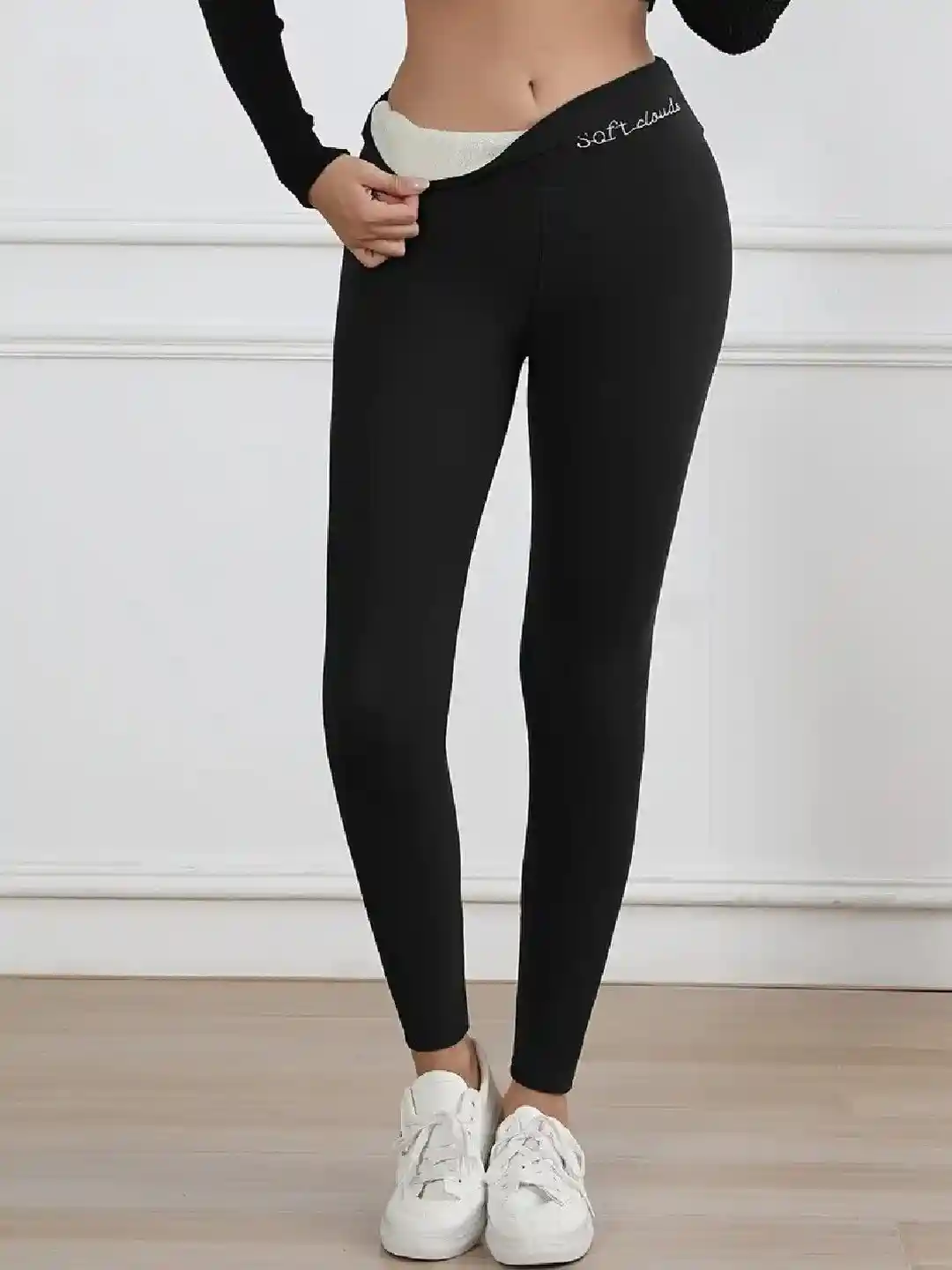 TOMKOT Women Warm Thick Fur Lined Fleece Winter Thermal Stocking