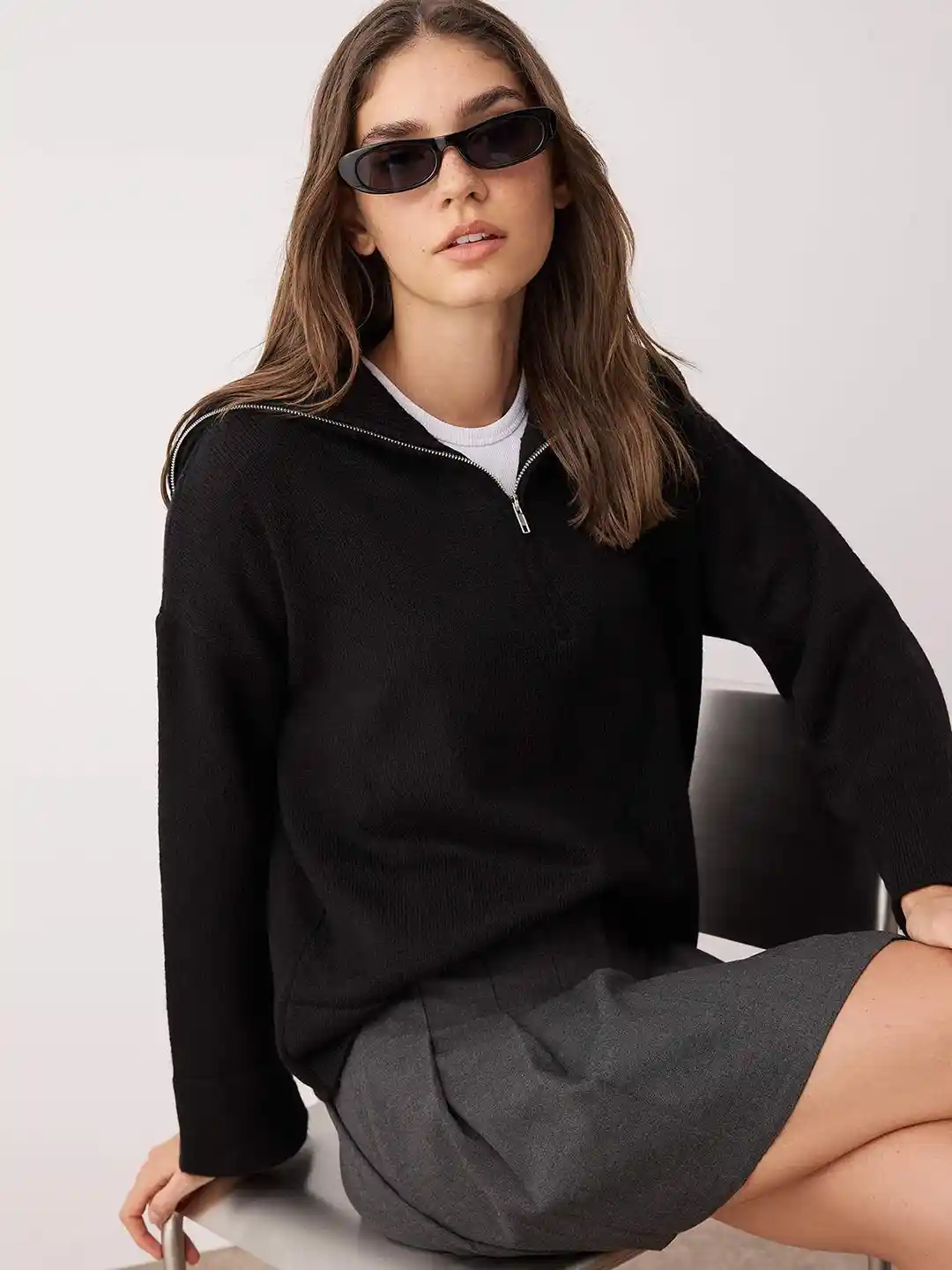 Buy Trendyol Women Shawl Collar Pullover Sweaters for Women