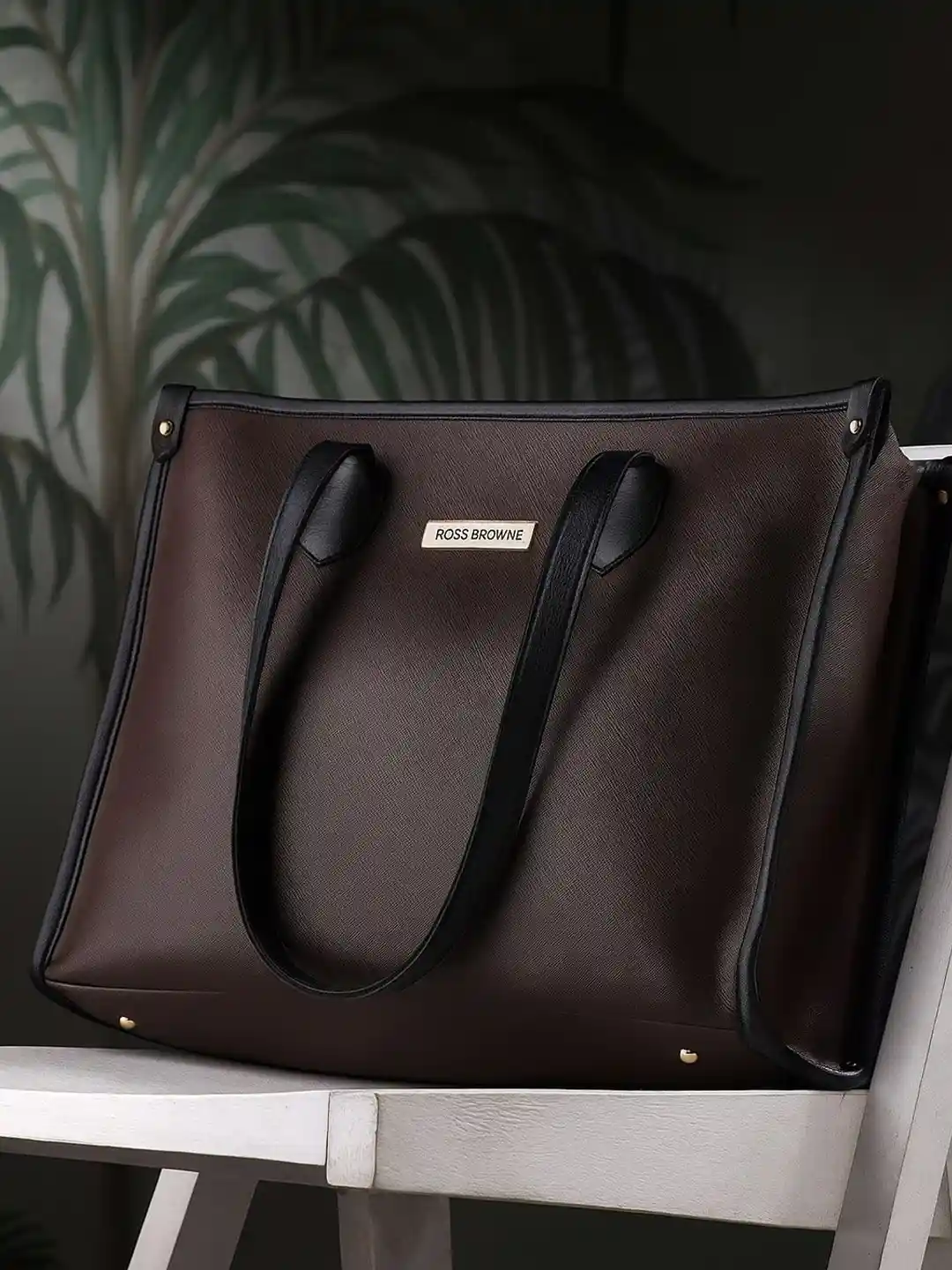 Buy ROSS BROWN Women Solid Structured Shoulder Bag Handbags for