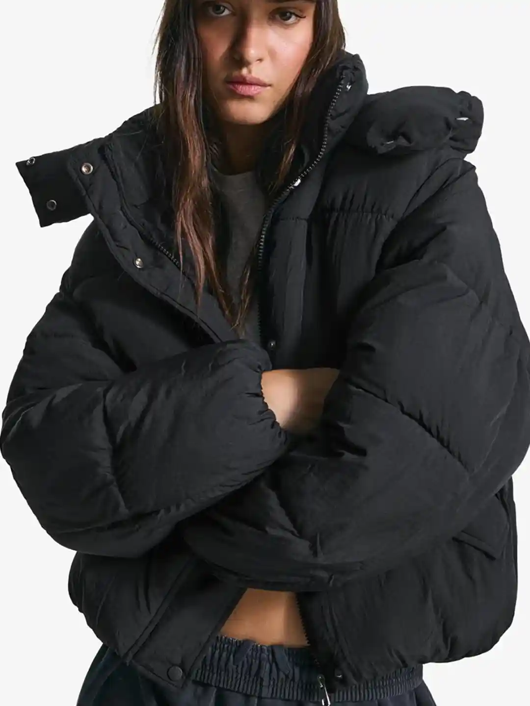 Buy Bershka Water-repellent & Thermal Insulation Puffer Jacket