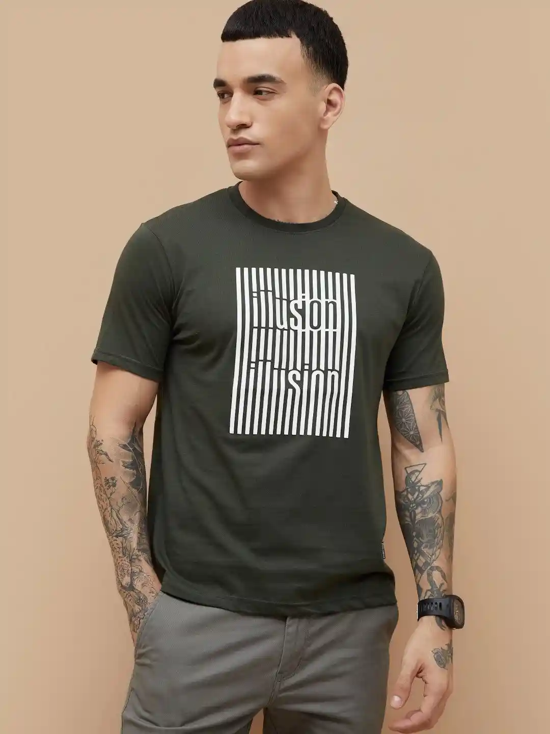 Buy Fame Forever by Lifestyle Men Typography Printed Round Neck