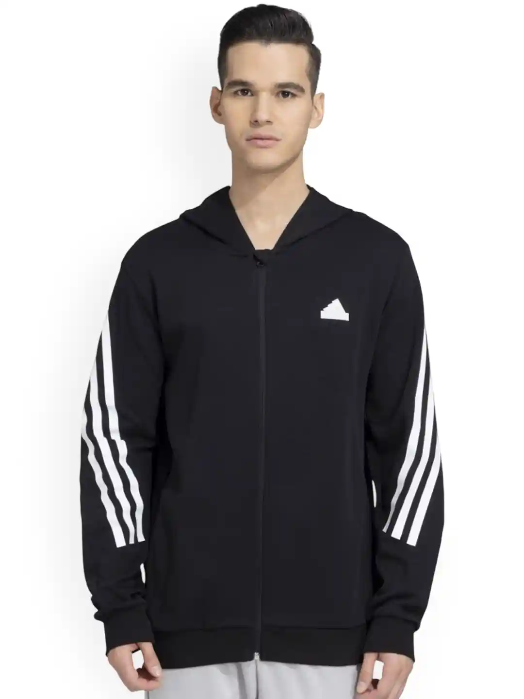 Buy ADIDAS Future Icons Stripes Full-Zip Hoodie Sweatshirts