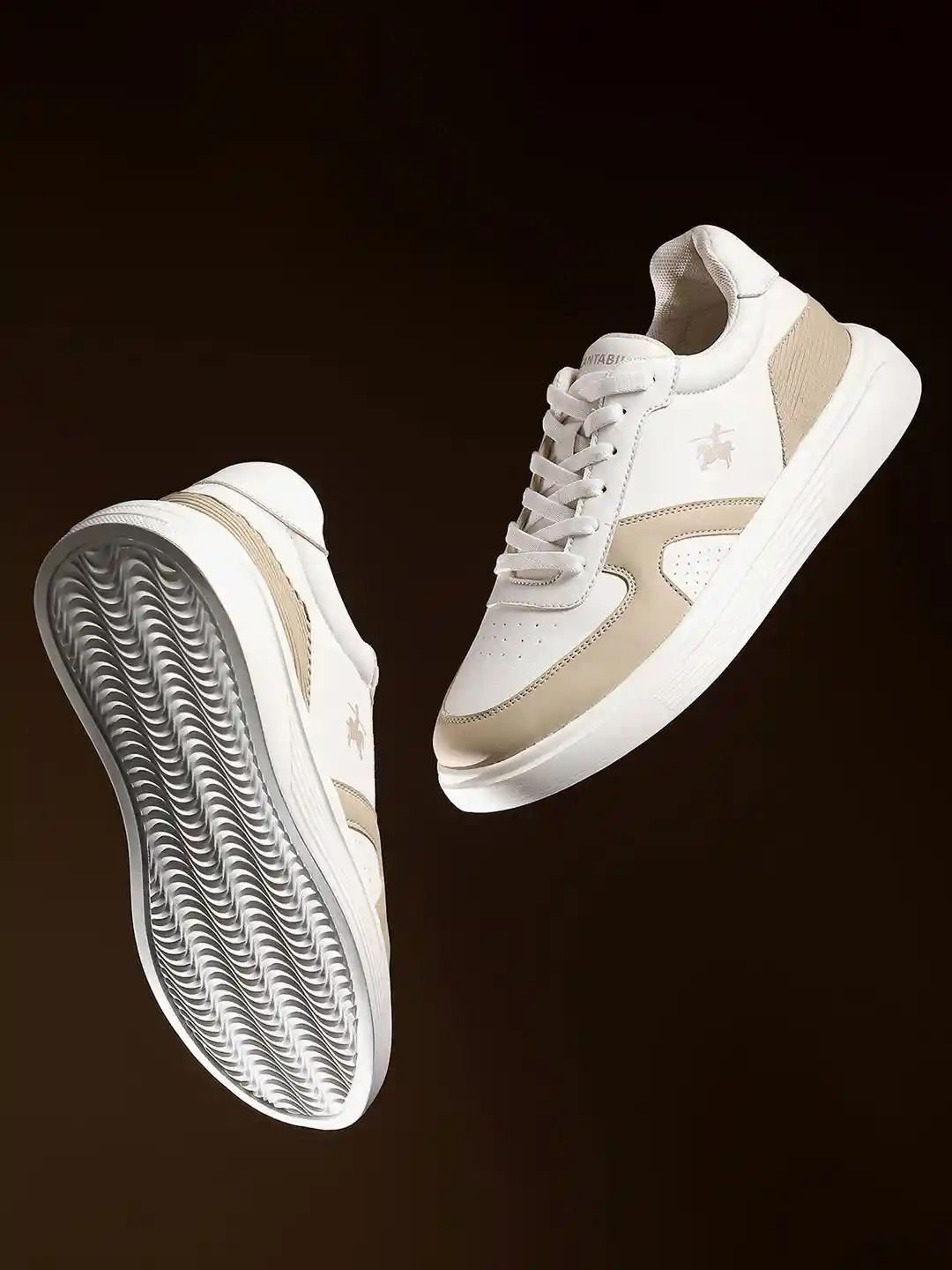 Cantabil Latest White Sneakers For Men Buy Cantabil White Beige