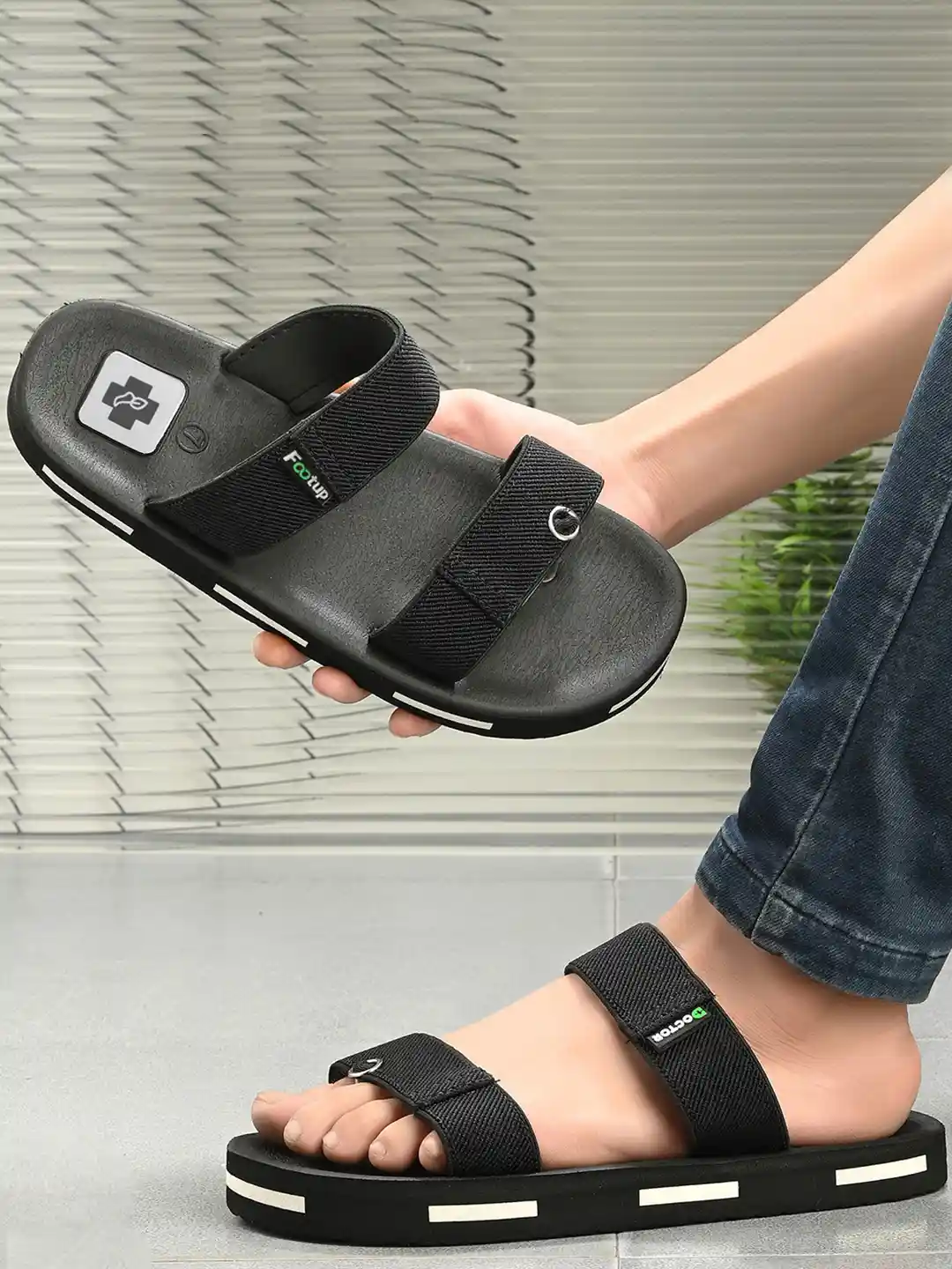 Buy FOOTUP Men Slip On Comfort Sandals Sandals for Men 32526969