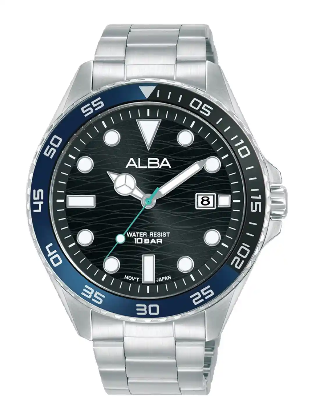 Alba Active Men Dial Stainless Steel Bracelet Style Straps Analogue Watch  AS9V57X1