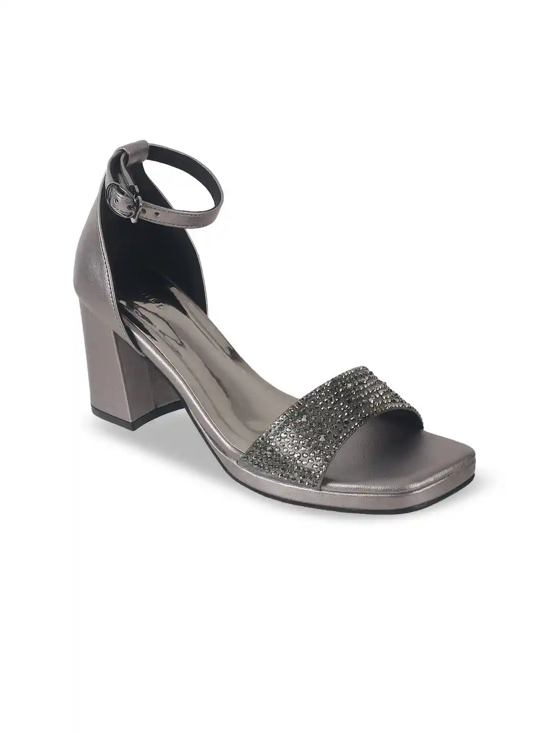 Buy Mochi Women Embelished Block Heel Sandals Heels for Women