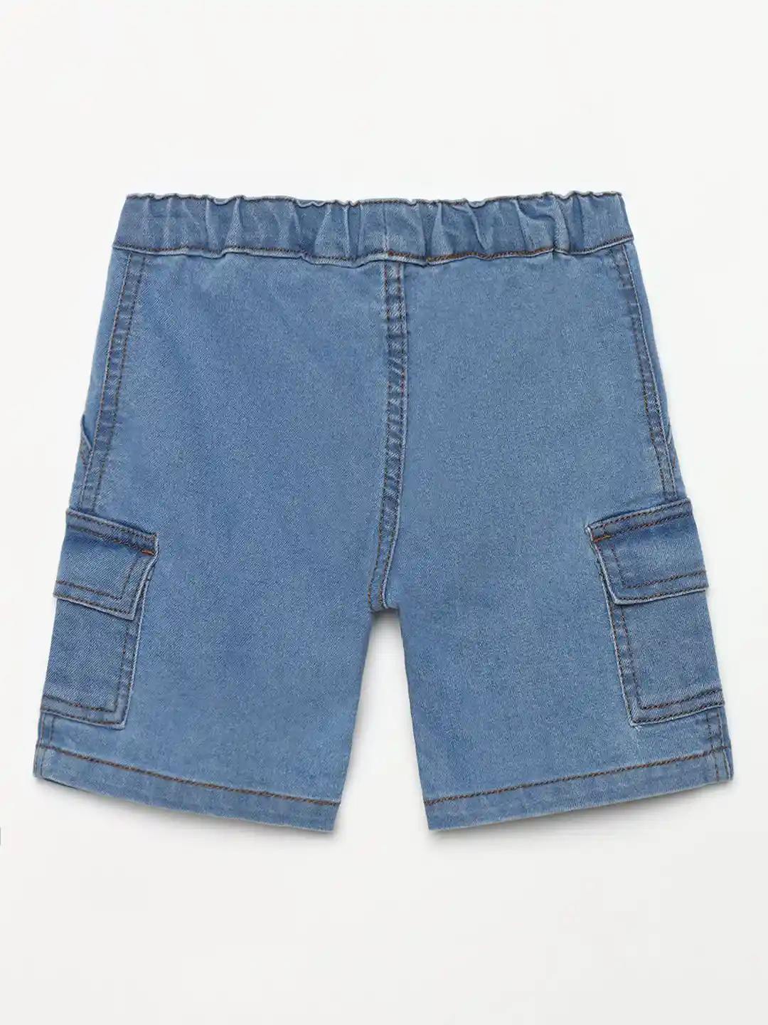GUTI Boys Low-Rise Denim Cargo Shorts Shorts