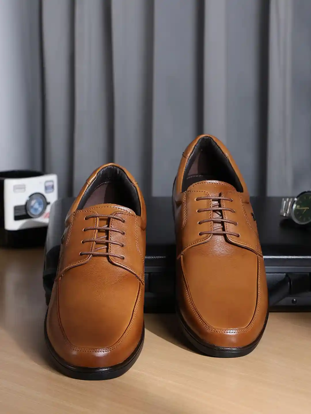 Buy Monte Carlo Men Solid Slip-On Leather Formal Derbys Formal