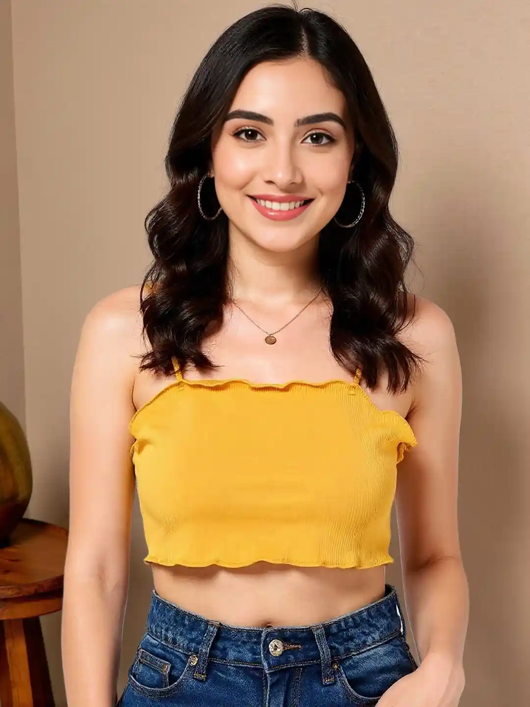 Buy KYVO Women Ribbed Tank Crop Top Tops for Women 36771576 Myntra