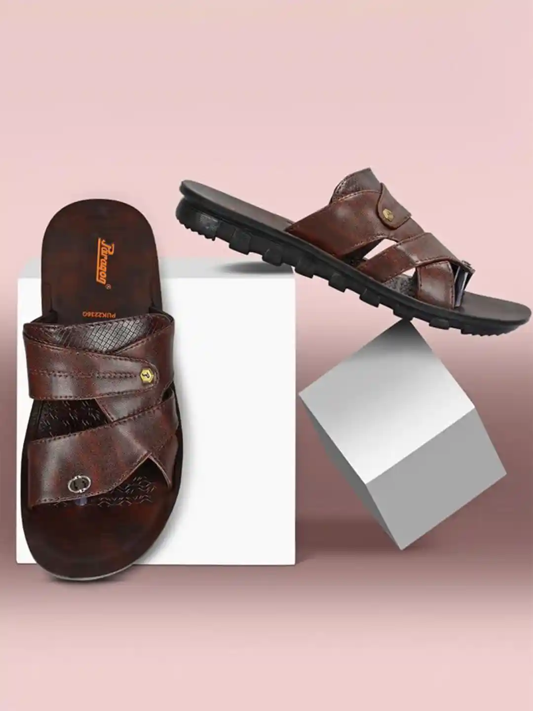 Brown Sandals For Men Gents Paragon Sandal Paragon Men's Slip-on