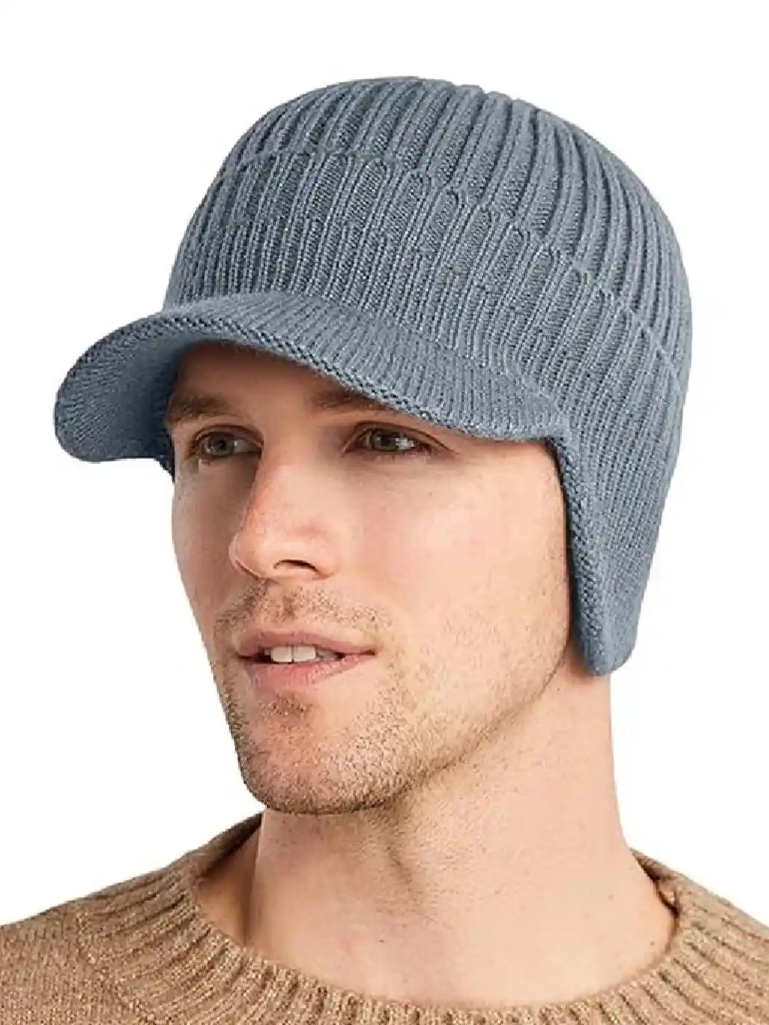 Buy Gajraj Unisex Wool Beanie Caps With Visor Caps for Unisex