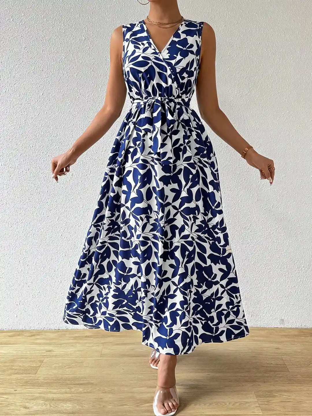 Buy StyleCast Printed Tie Ups Wrap Maxi Dress Dresses for Women