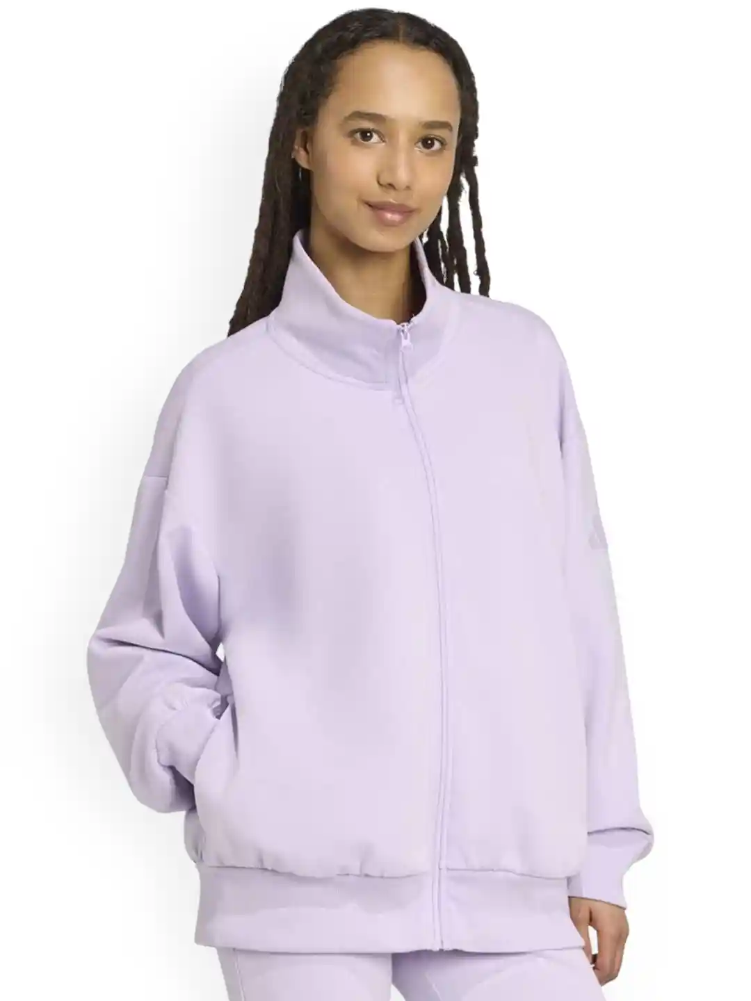 Buy ADIDAS Soft Lux Full-Zip High Neck Long Sleeve Jacket