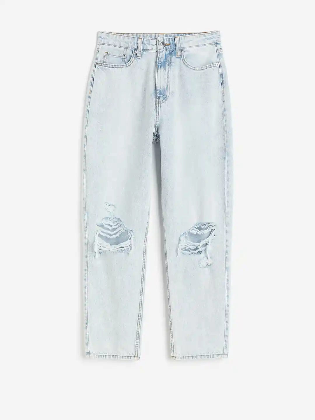 Buy H&M Women Mom Loose Fit Ultra High Ankle Jeans Jeans for