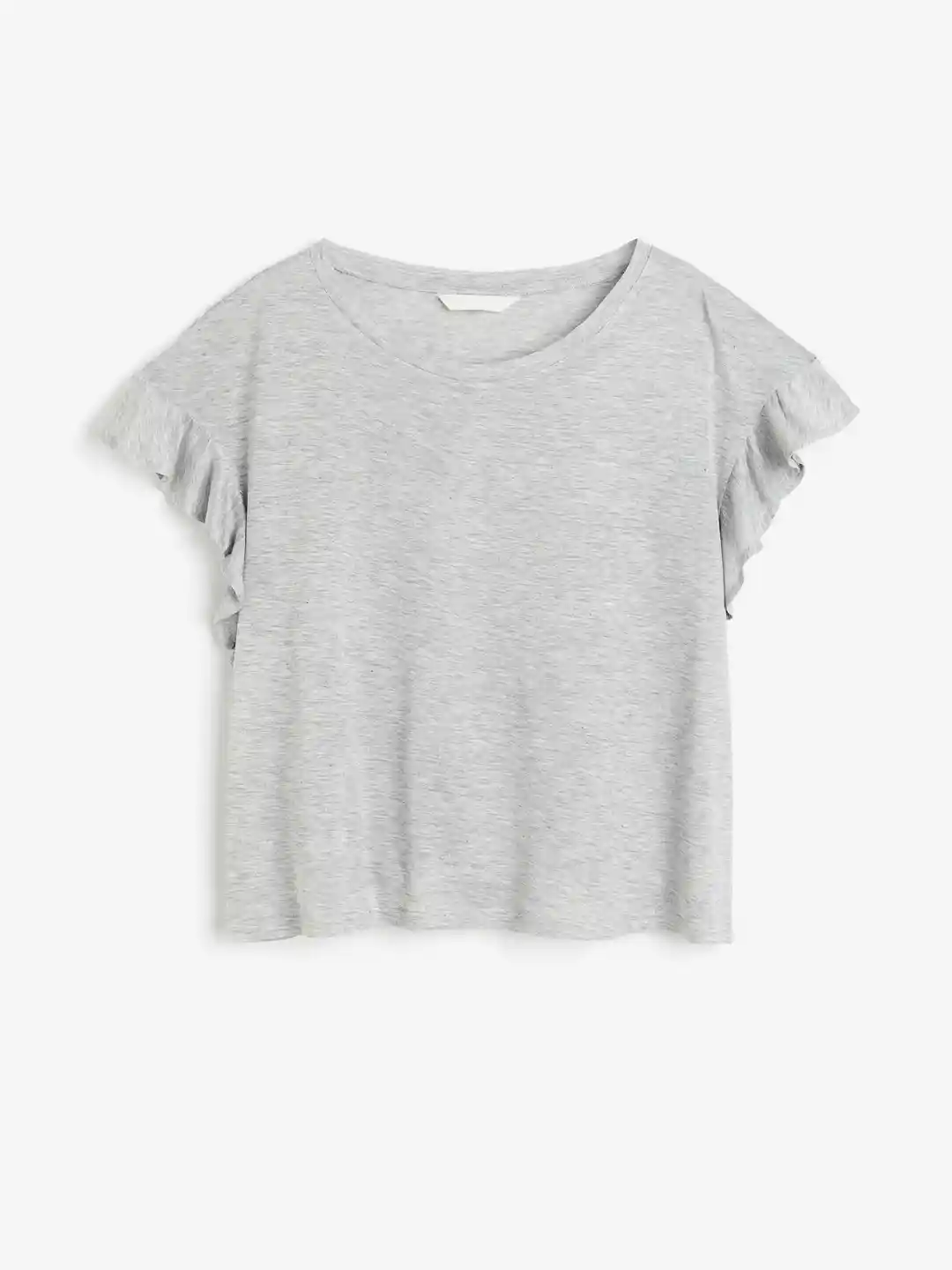 Buy H&M Frill-Trim Cotton Top Tops for Women 27427716 Myntra
