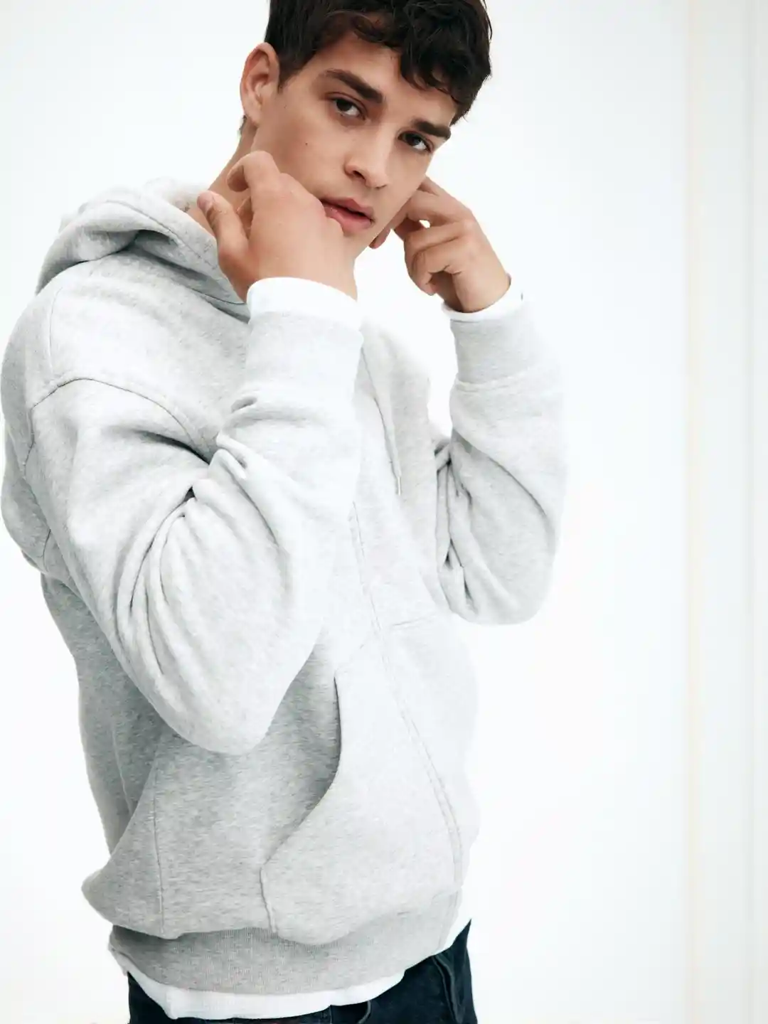 H&M Loose Fit Zip-Through Hoodie