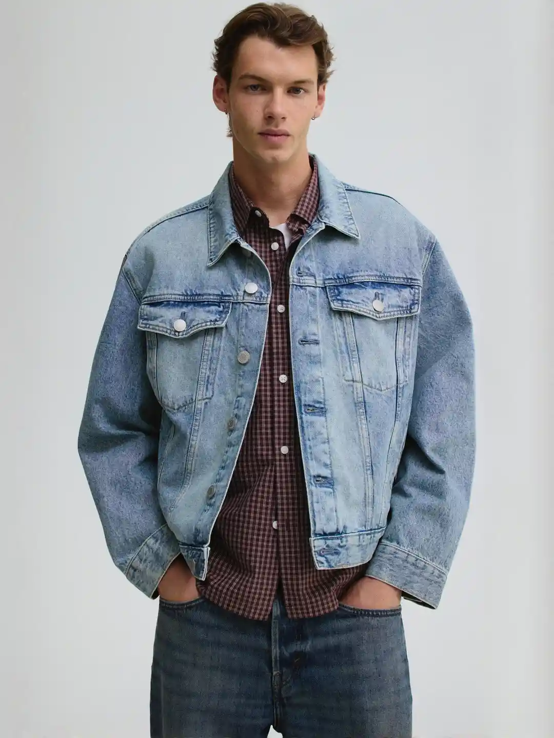 H&M Loose Fit Denim Jacket
