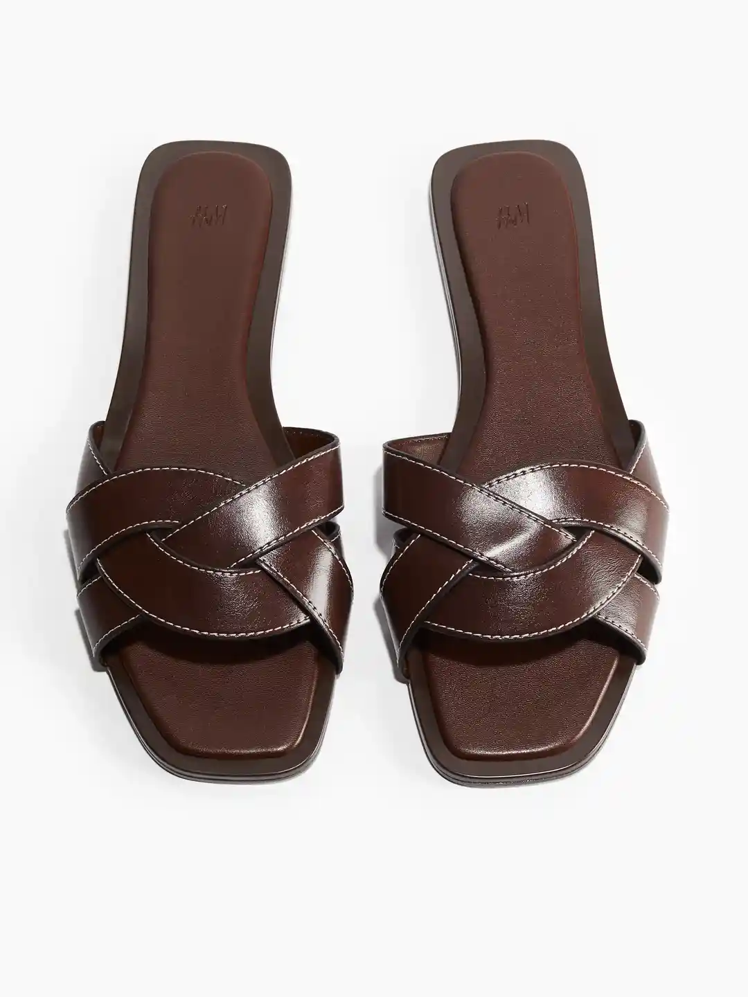 H&m Braided Sandals For Women H&M BLACK SLIDE FLAT SANDALS