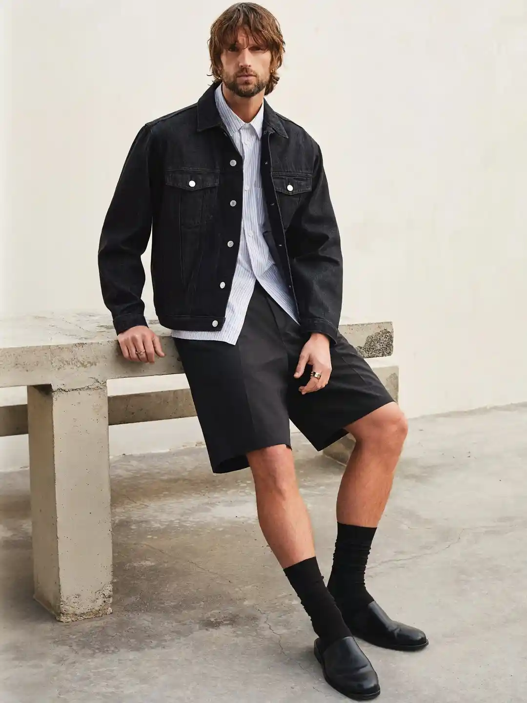 Buy H&M Regular Fit Denim Jacket Jackets for Men 33205629 Myntra