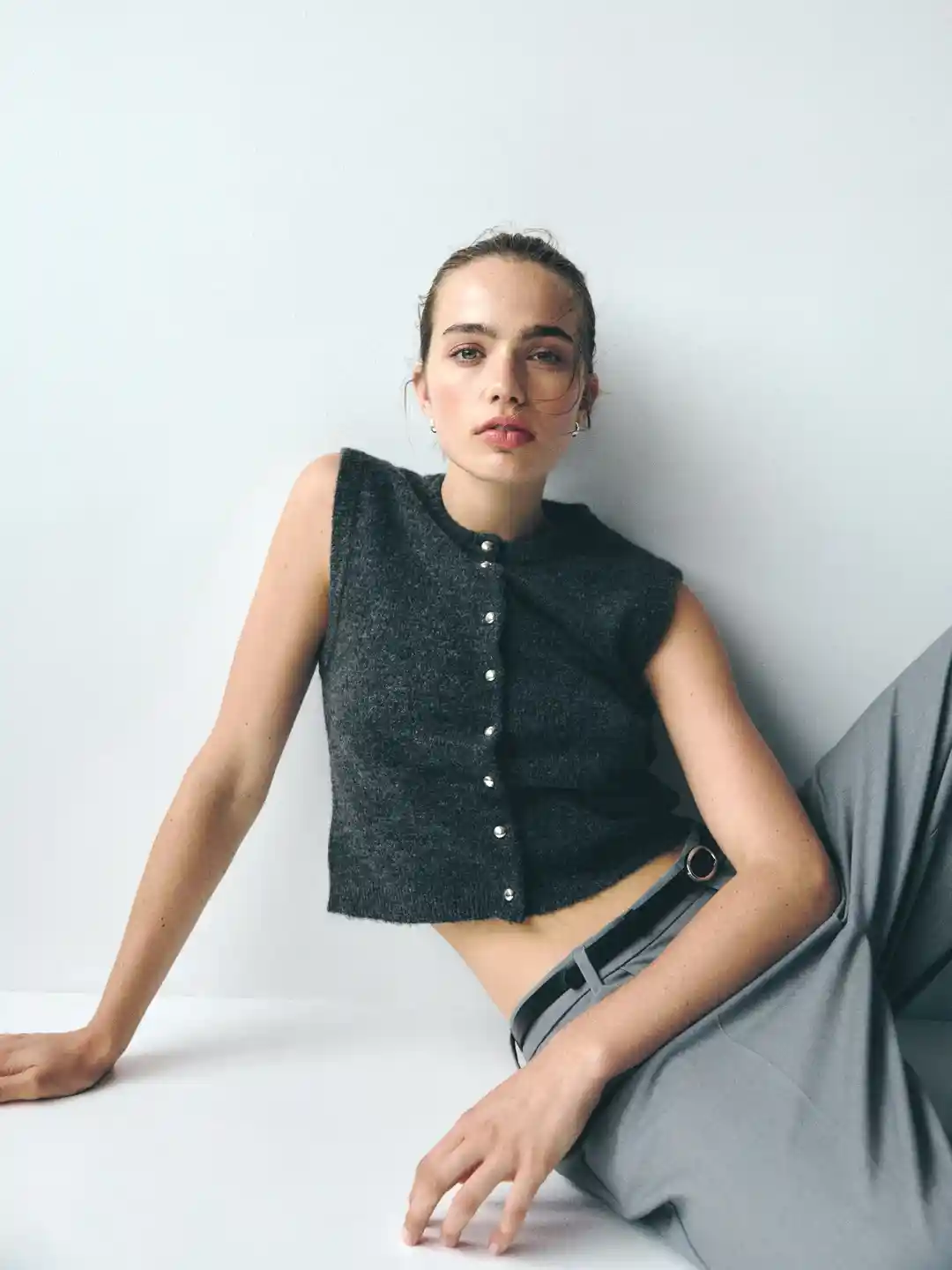 Buy H&M Knitted Waistcoat Sweaters for Women 36389658 Myntra