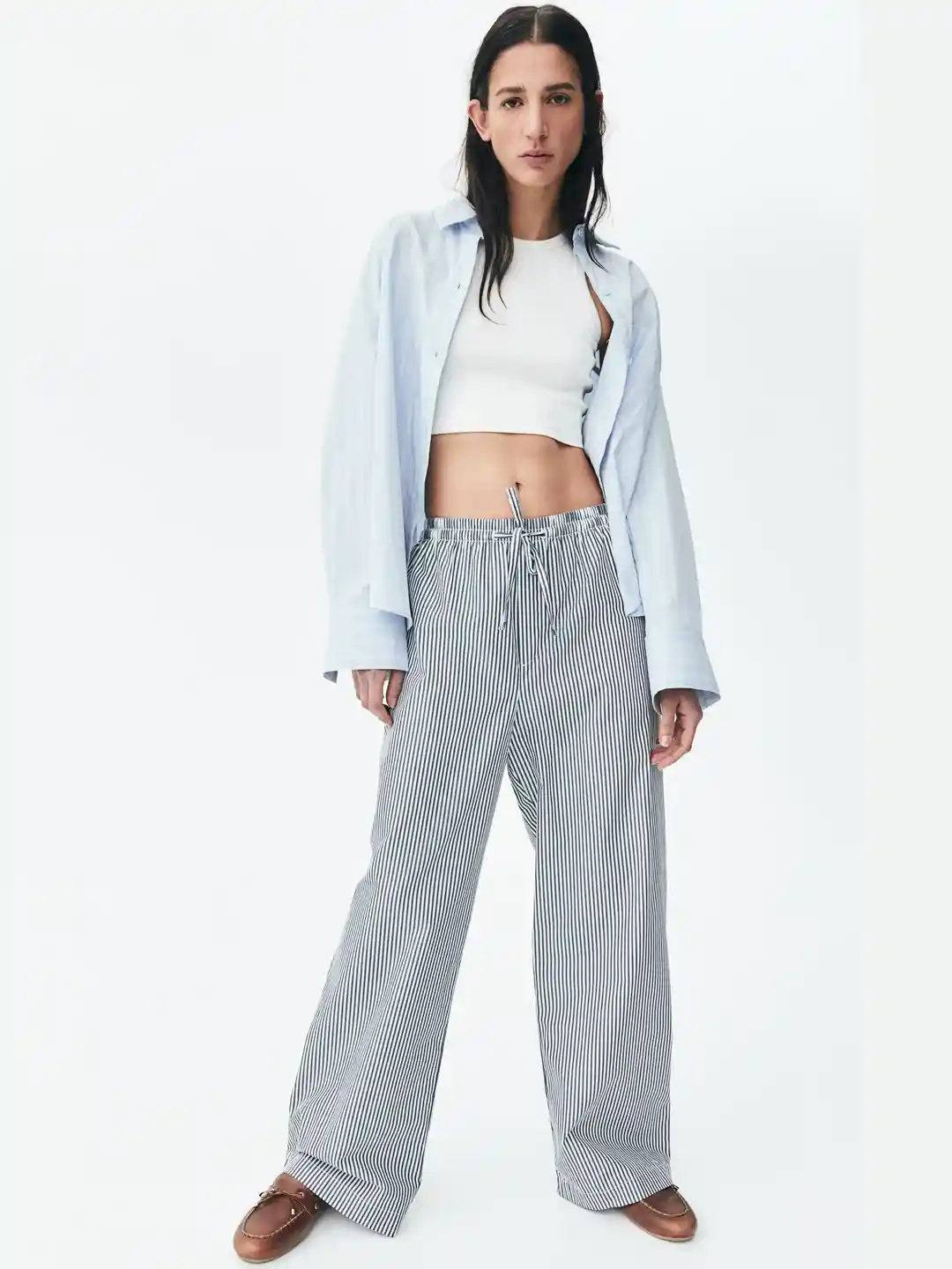 Buy H&M White Cropped Vest Top Tops for Women 17883614 Myntra