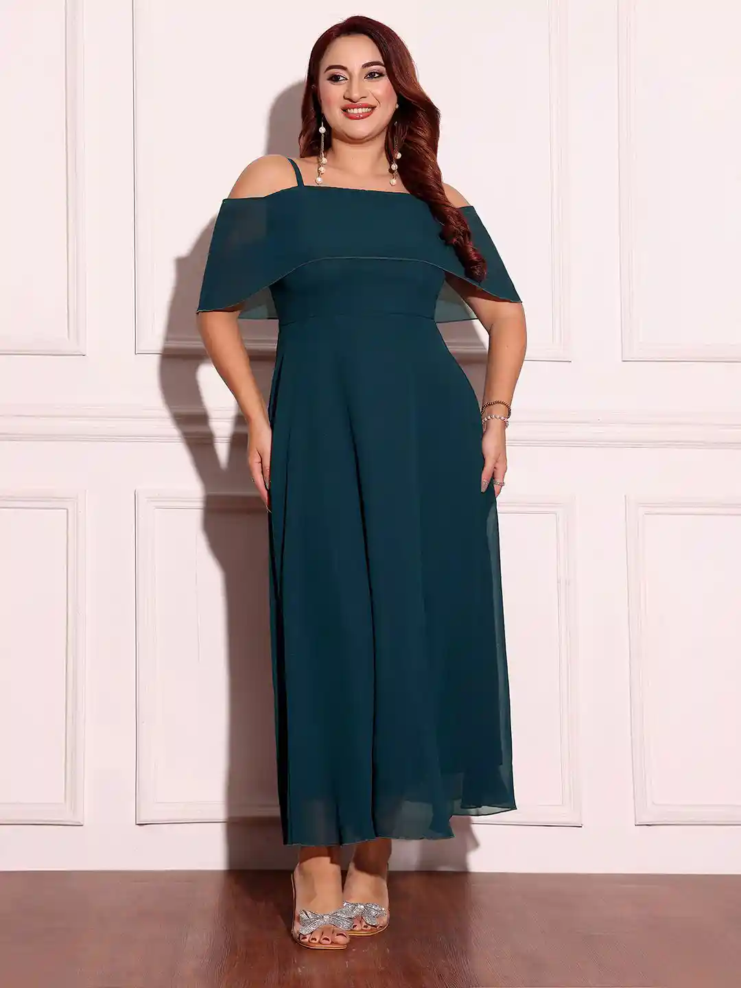 Buy Miss Chase A+ Plus Size Women's Bardot Style Sleeveless