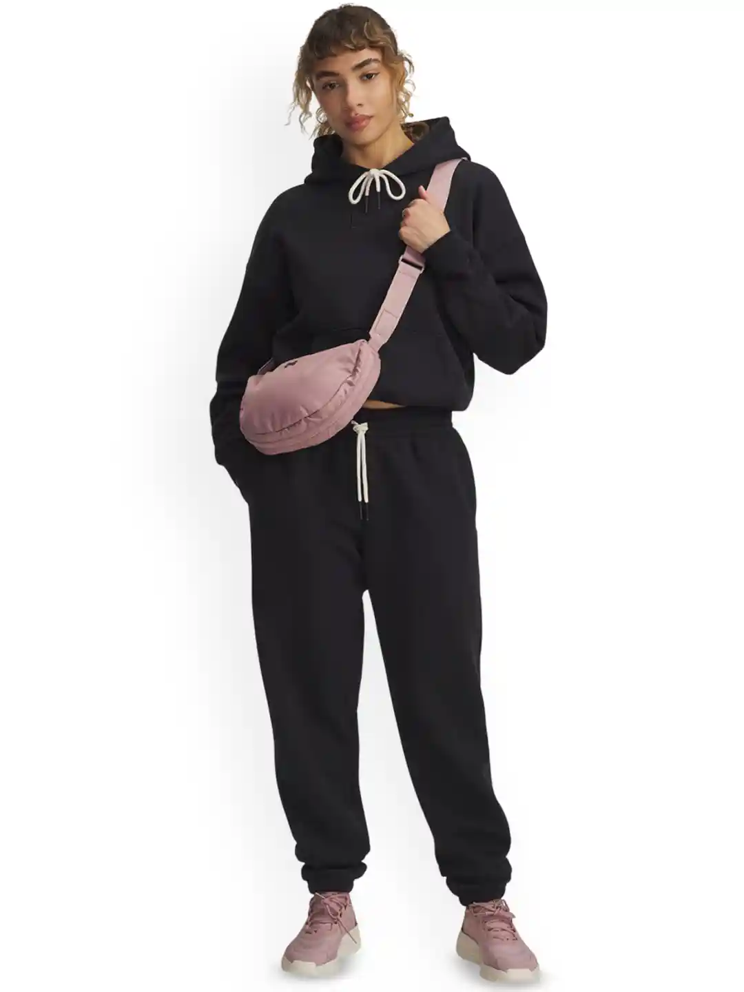 Buy UNDER ARMOUR UA Women Jogger Mid-Rise Trousers Trousers for