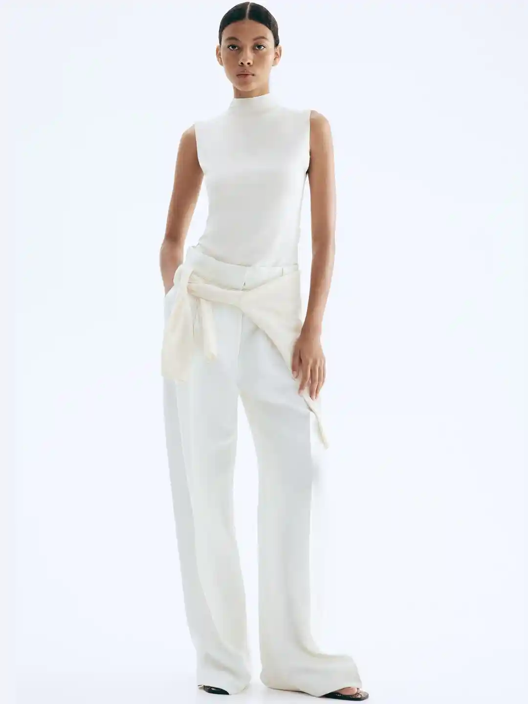 Buy H&M Sleeveless Turtleneck Top Tops for Women 34836142 Myntra