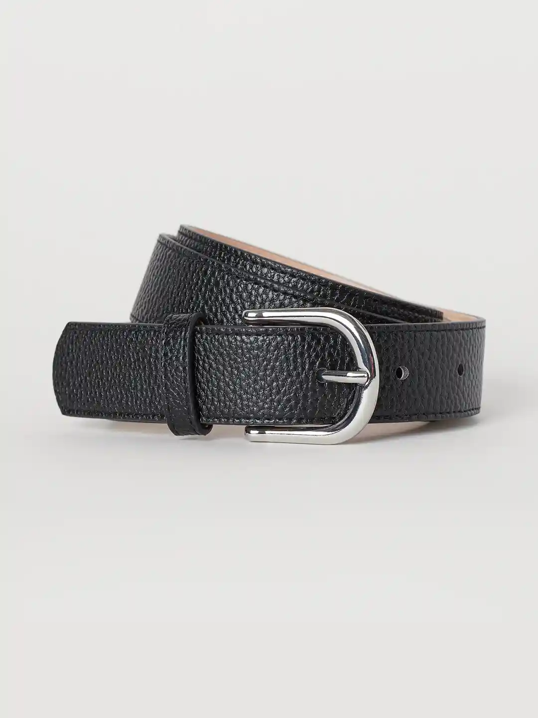 Mens Belt Belt H And M H&M Women Black Textured Belt