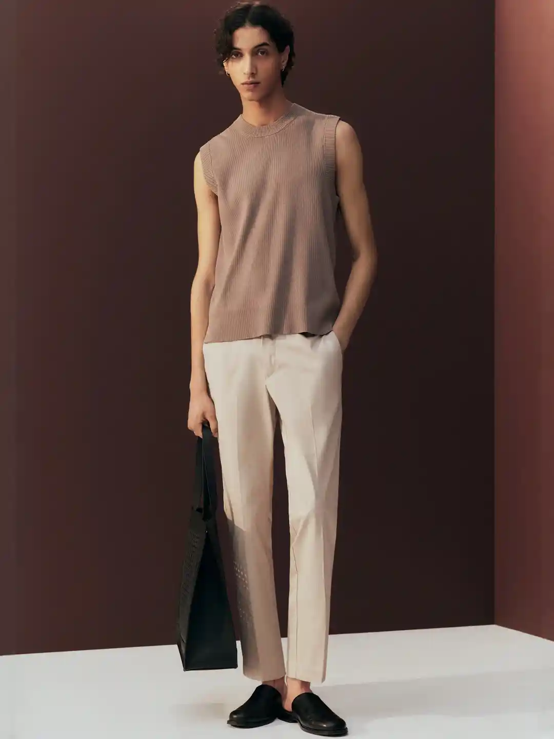 Buy H&M Slim Fit Cropped Trousers Trousers for Men 33638119 Myntra