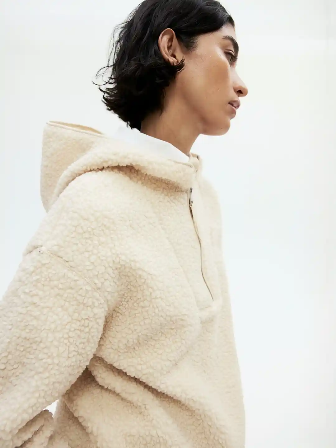 Buy H&M Women Oversized Fleece Hoodie Sweatshirts for Women