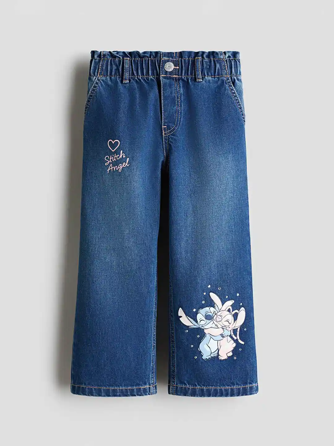 Buy H&M Motif-Detail Wide Leg Jeans Jeans for Girls 36871732