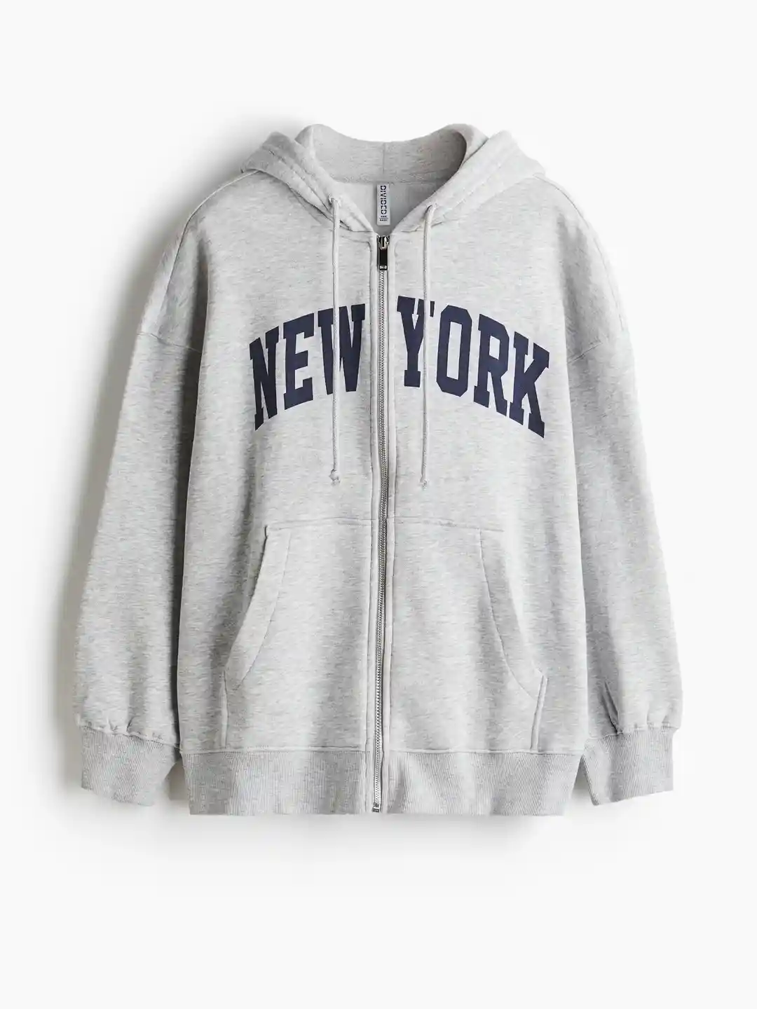H&M Oversized Zip-Through Hoodie