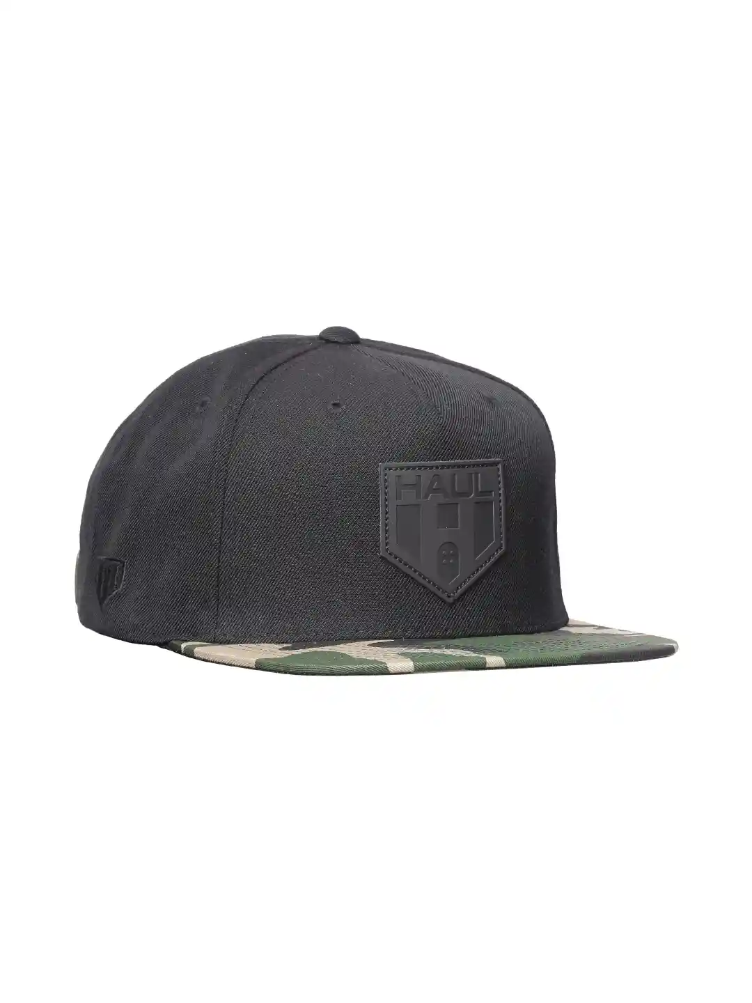 Buy Haul Apparel Unisex Black Leather Strap Cap Caps for Unisex