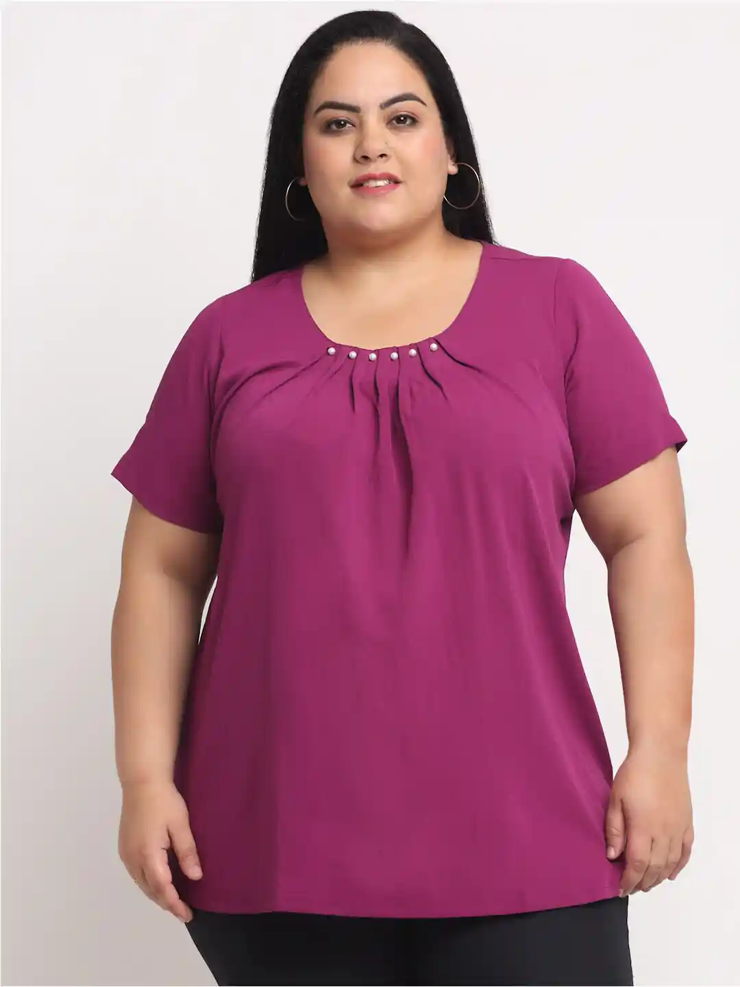 Buy plusS Plus size Women Purple Top Tops for Women 20294160