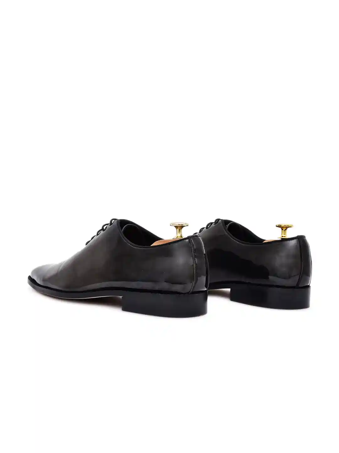 GRIFFIN Men Black Formal Oxfords