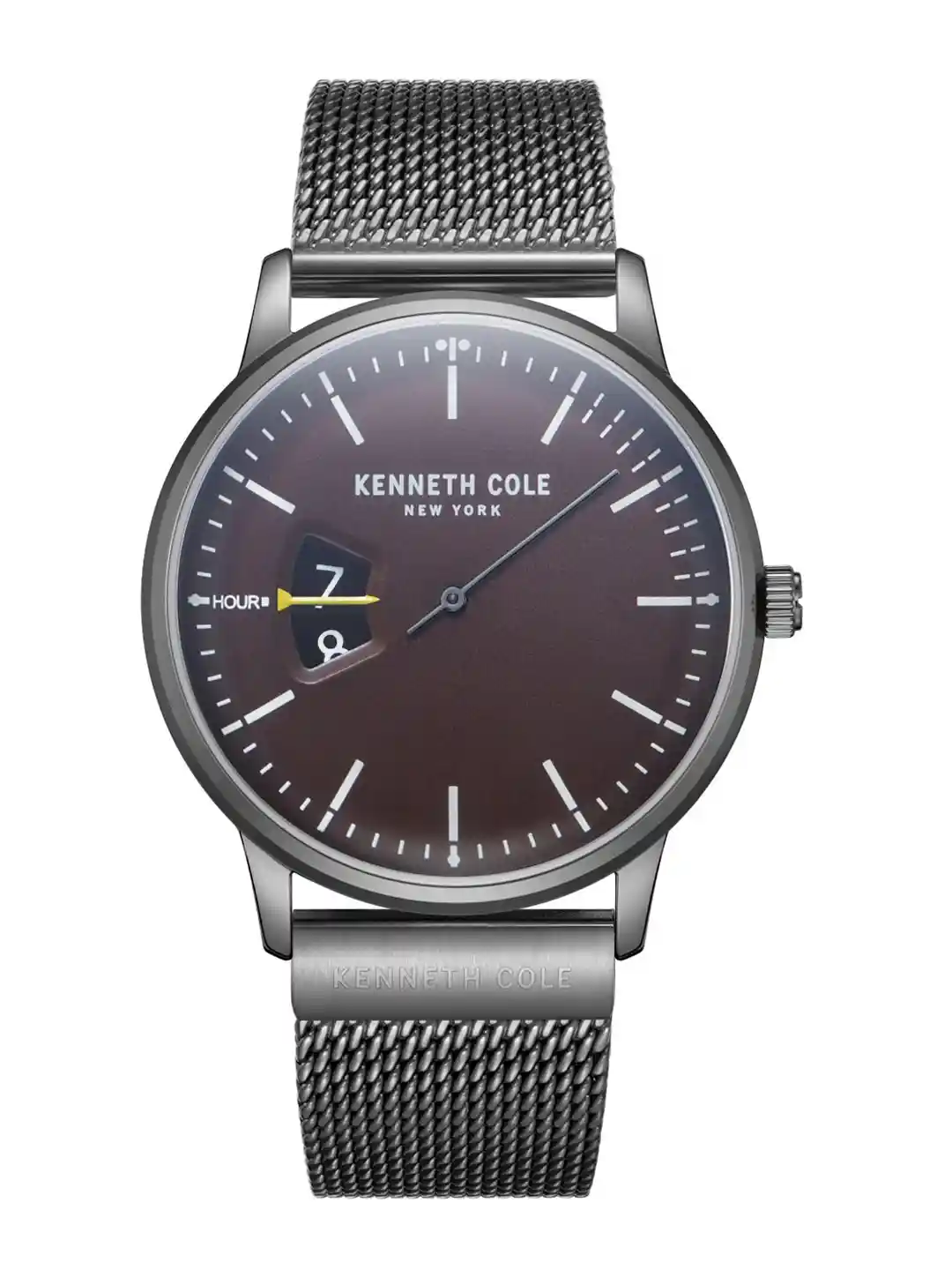 Kenneth Cole Watch Black Metal Buy Kenneth Cole Men Brown Dial