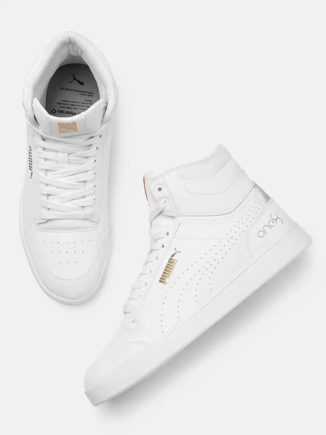 Shuffle One8 One Casual Shoes One8 X PUMA Men White Perforations