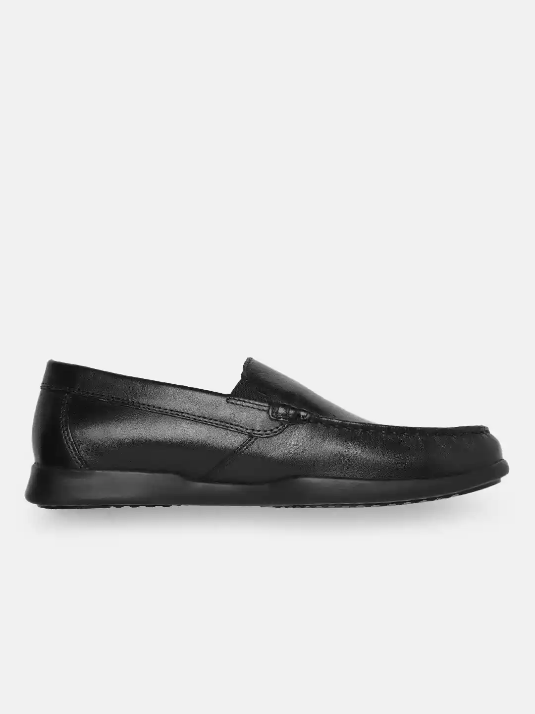 Buy Geox Men Black Leather Loafers Casual Shoes for Men 20363274