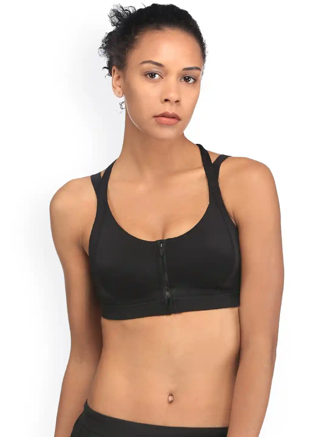 Buy Puma Black Non-Wired PWRSHAPE CLASH Non Padded Sports Bra